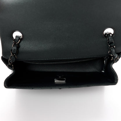 Chanel Lambskin Quilted Mini Rectangular Flap So Black 5 of 12