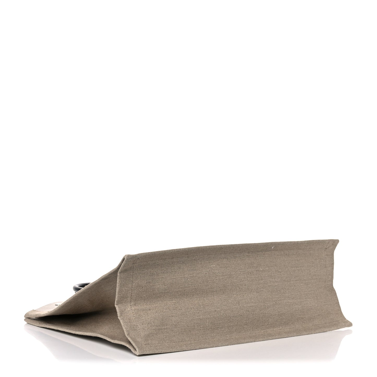 Linen Calfskin Rive Gauche Tote Optic White