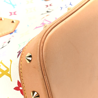 Louis Vuitton Monogram Multicolor Alma White 10 of 11