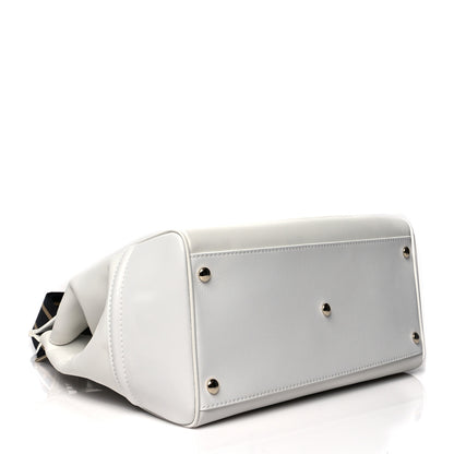 Versace Calfskin Large Palazzo Empire Bag White 3 of 8