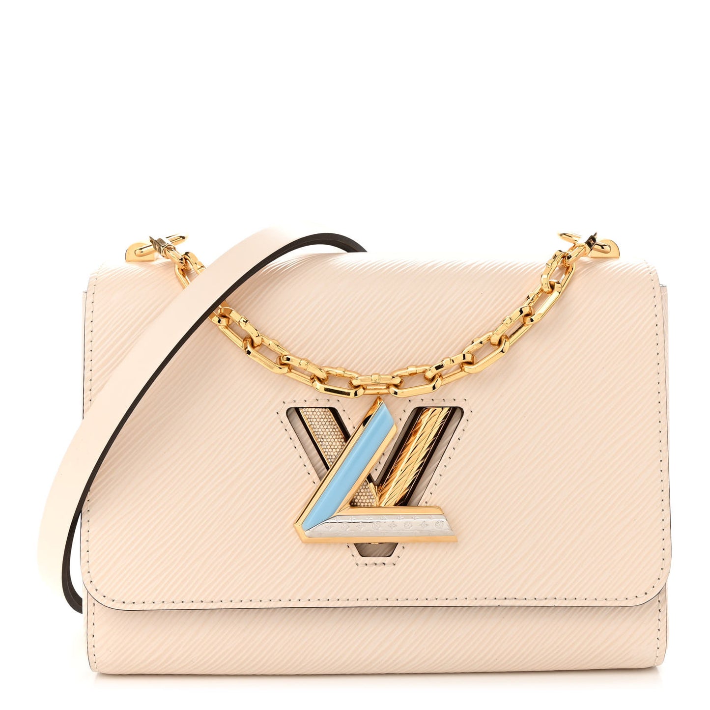 Epi Twist Shoulder Bag MM Quartz