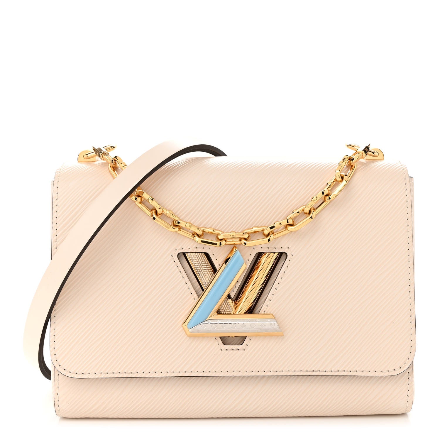 Louis Vuitton Epi Twist Shoulder Bag MM Quartz 1 of 9