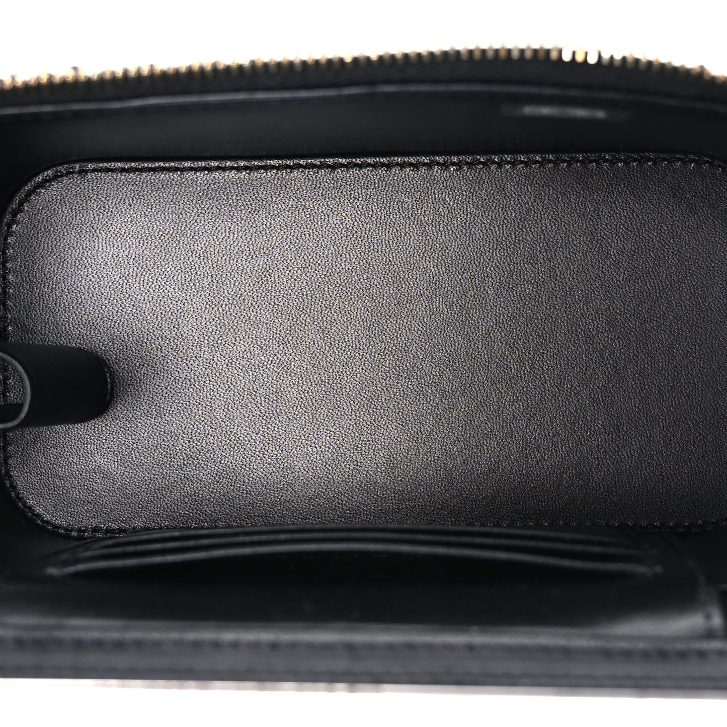 Tweed Pearl Crush Small Vanity Case With Chain  Black White