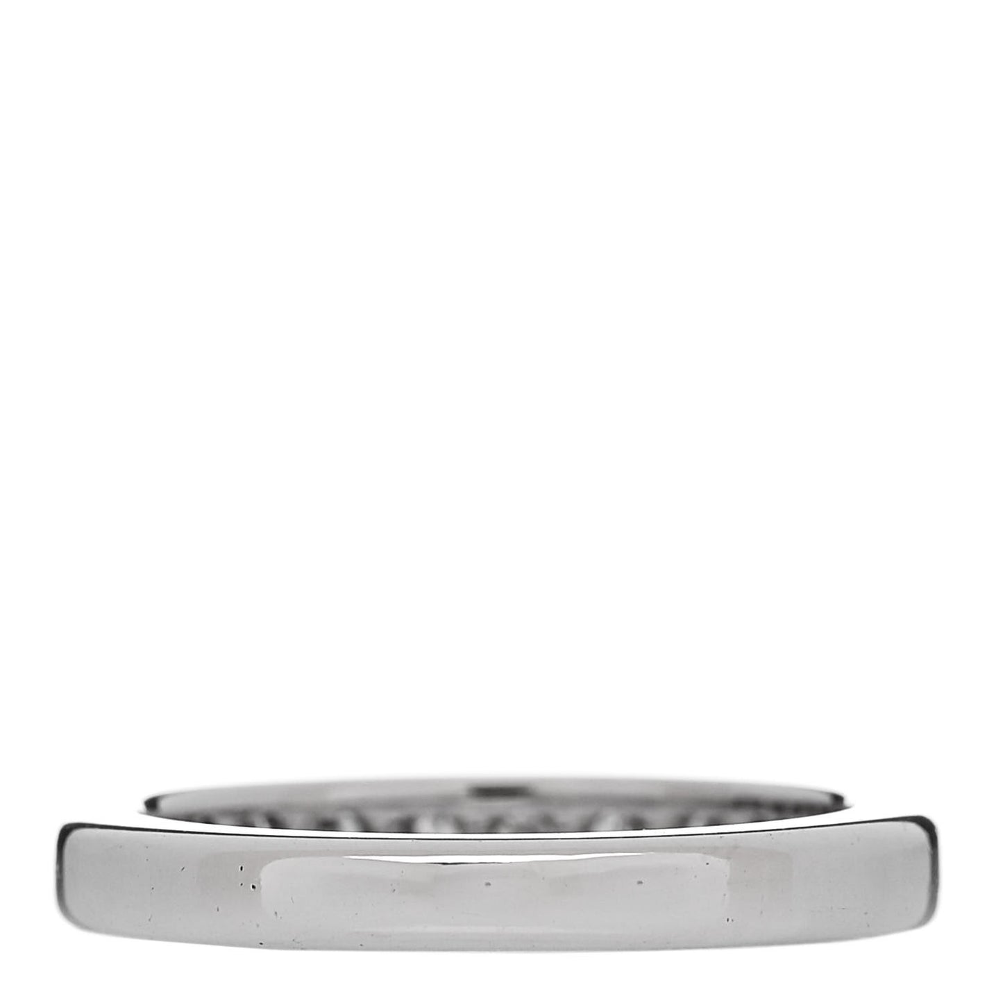 Platinum Diamond 3mm Half Circle Wedding Band Ring 48 4.5