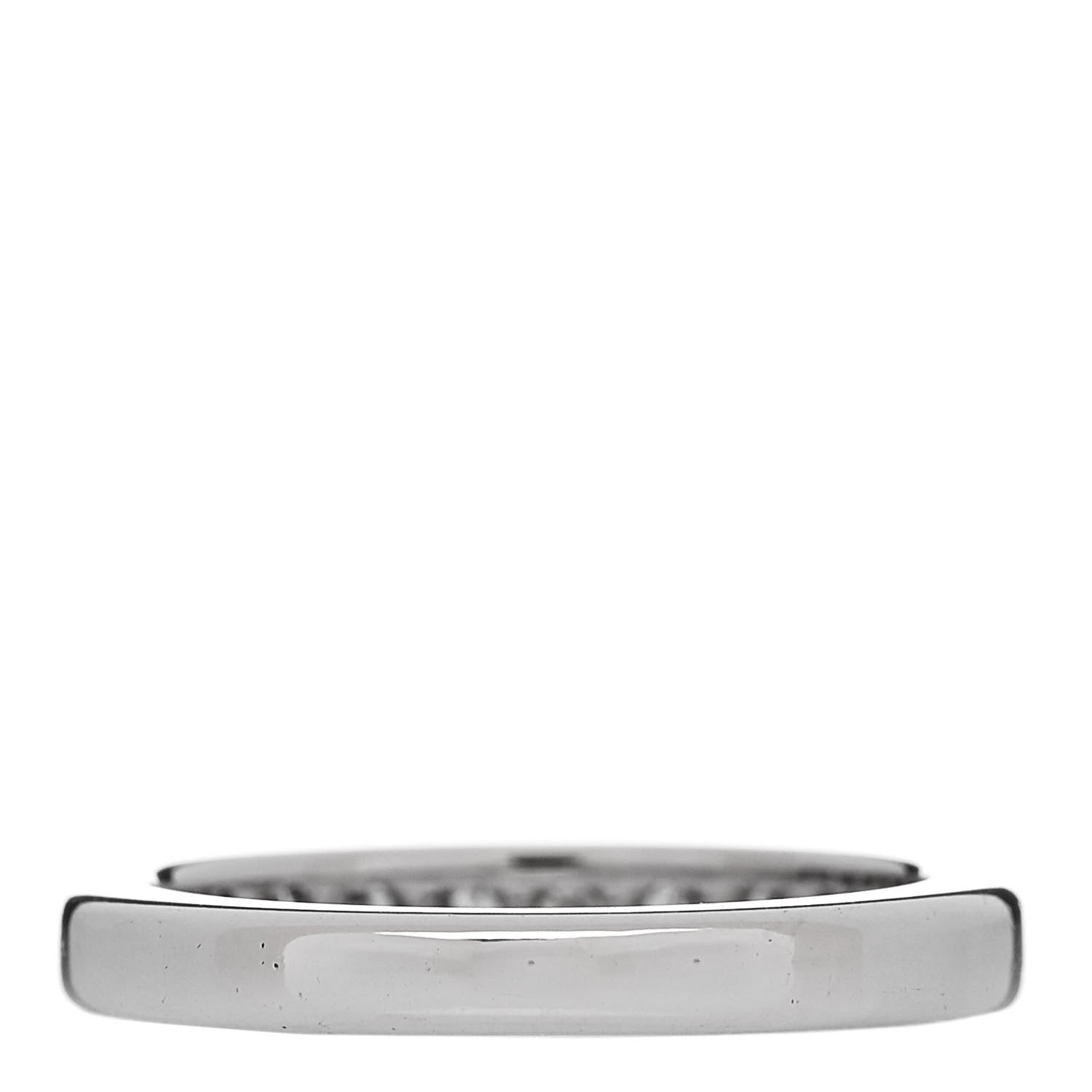 Tiffany Platinum Diamond 3mm Half Circle Wedding Band Ring 48 4.5 3 of 4