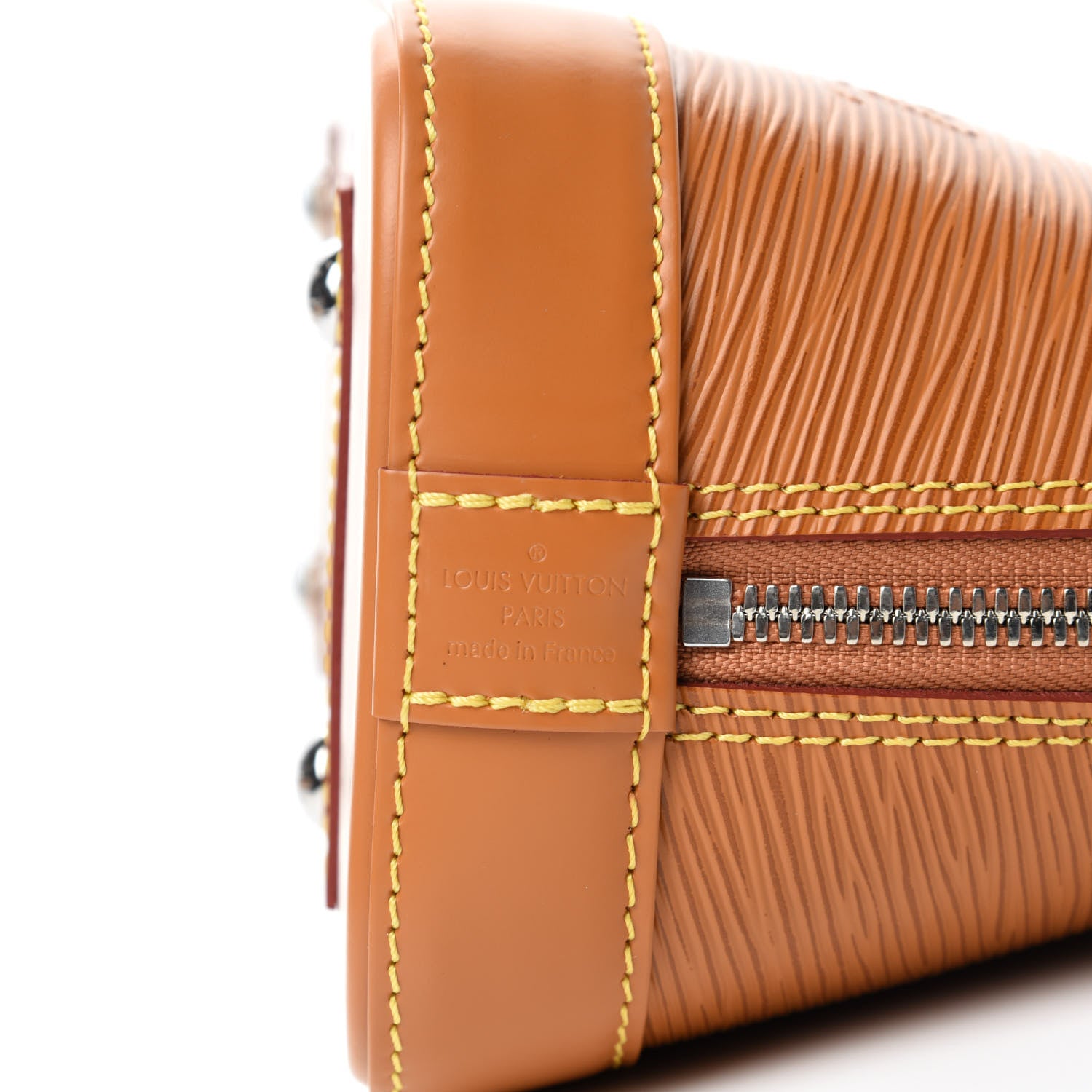 Louis Vuitton Epi Jacquard Alma BB Honey Gold 8 of 10