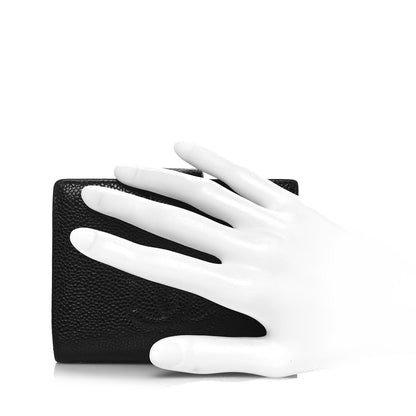 Chanel Caviar Timeless CC Compact French Wallet Black 2 of 12