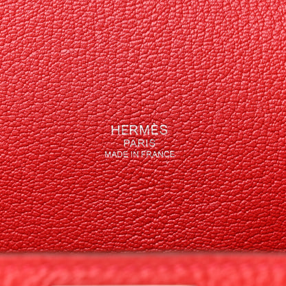 Hermes Taurillon Clemence Jypsiere 28 Rouge Casaque 5 of 13