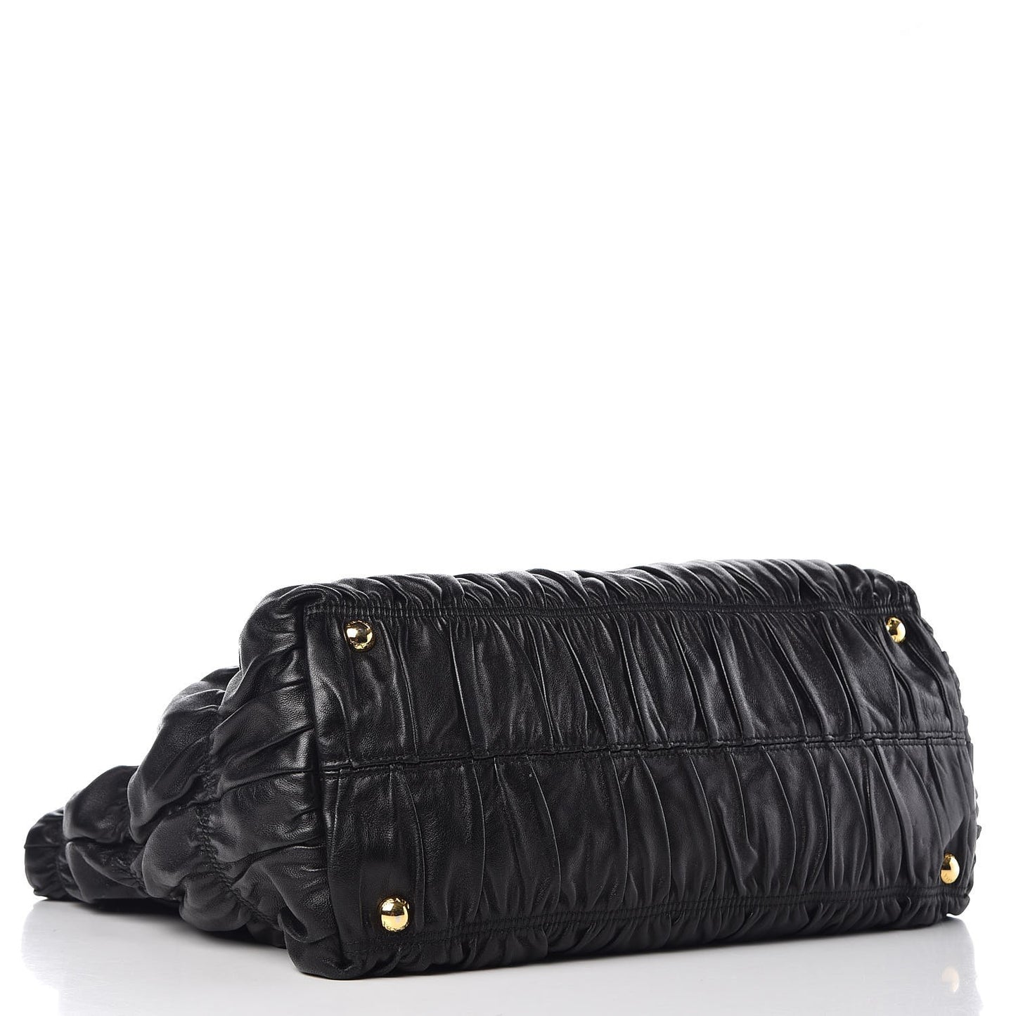 Nappa Gaufre Tote Black