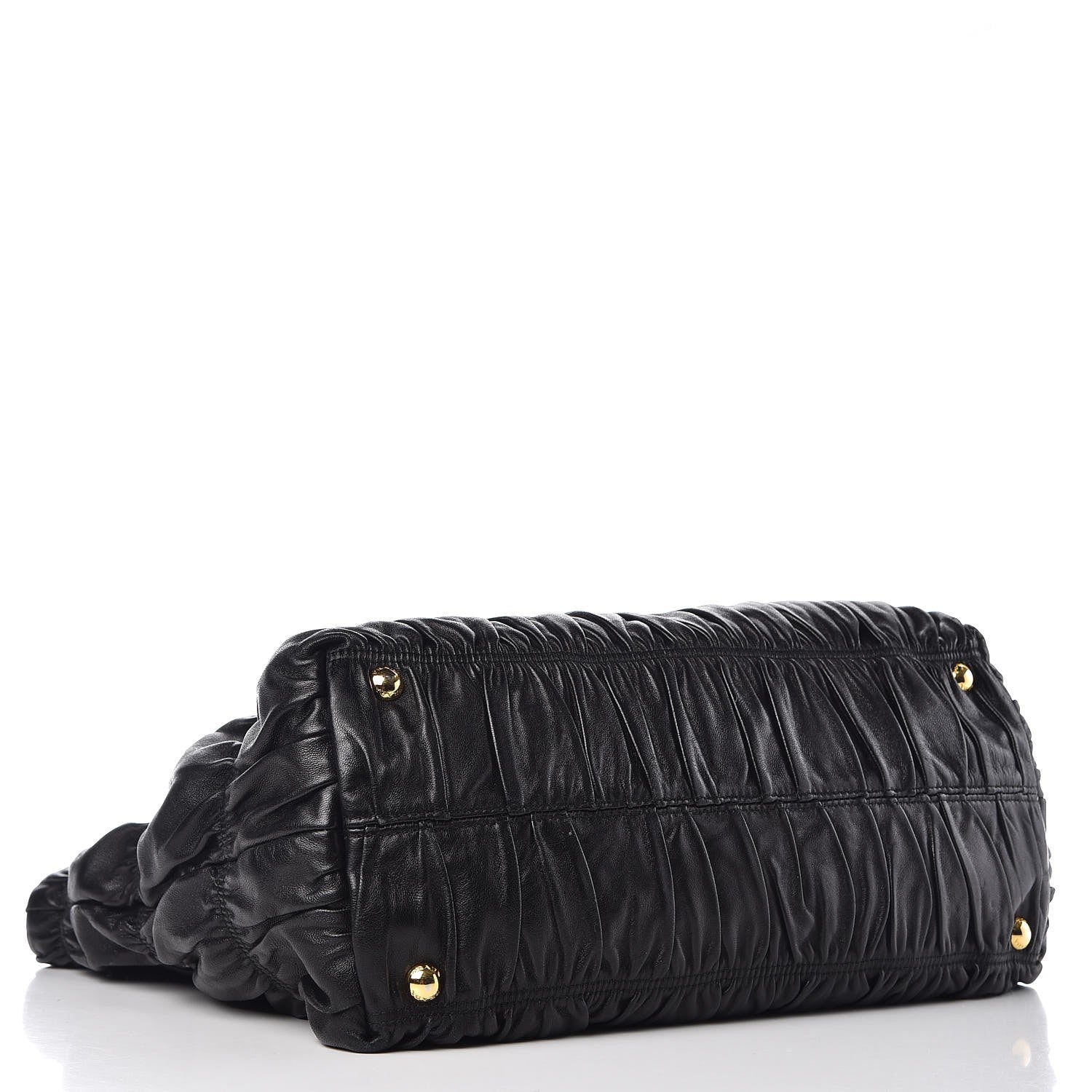 Prada Nappa Gaufre Tote Black 5 of 8
