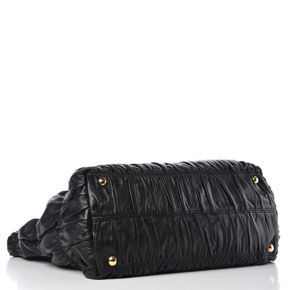 Prada Nappa Gaufre Tote Black 5 of 8