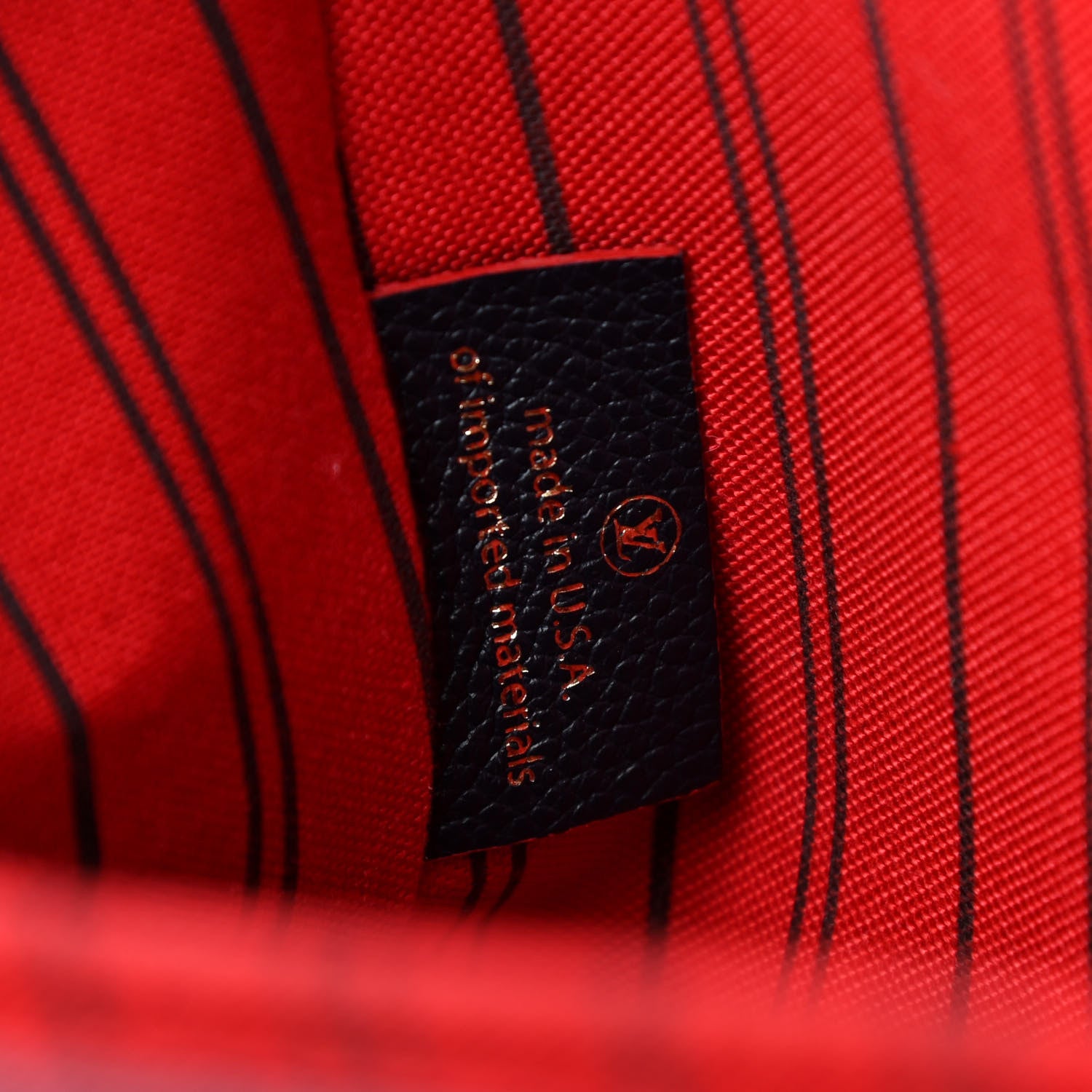 Louis Vuitton Empreinte Pochette Metis Marine Rouge 7 of 9