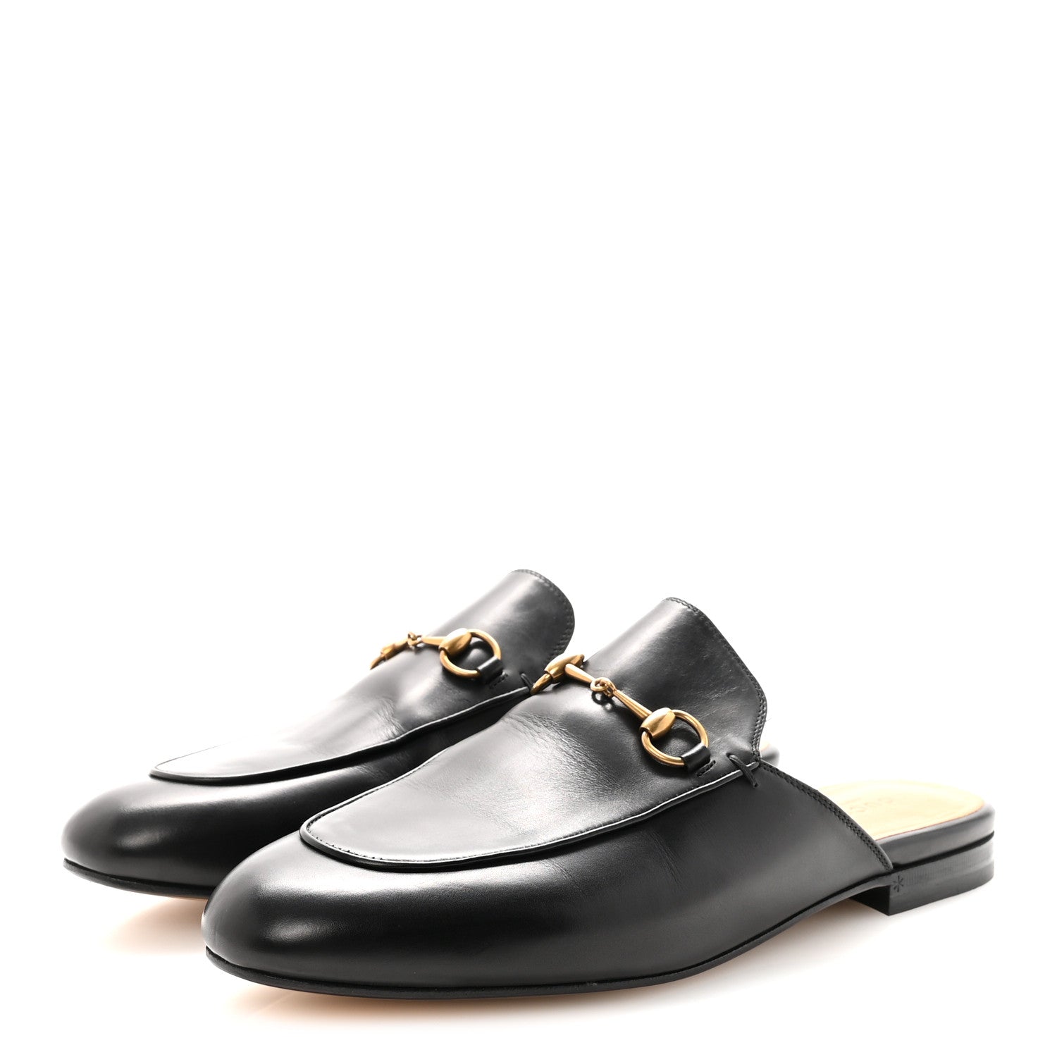 Gucci Calfskin Womens Princetown Slippers 40 Black 4 of 8