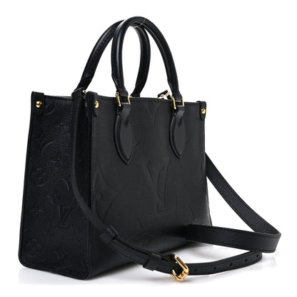 Louis Vuitton Empreinte Monogram Giant Onthego PM Black 3 of 9