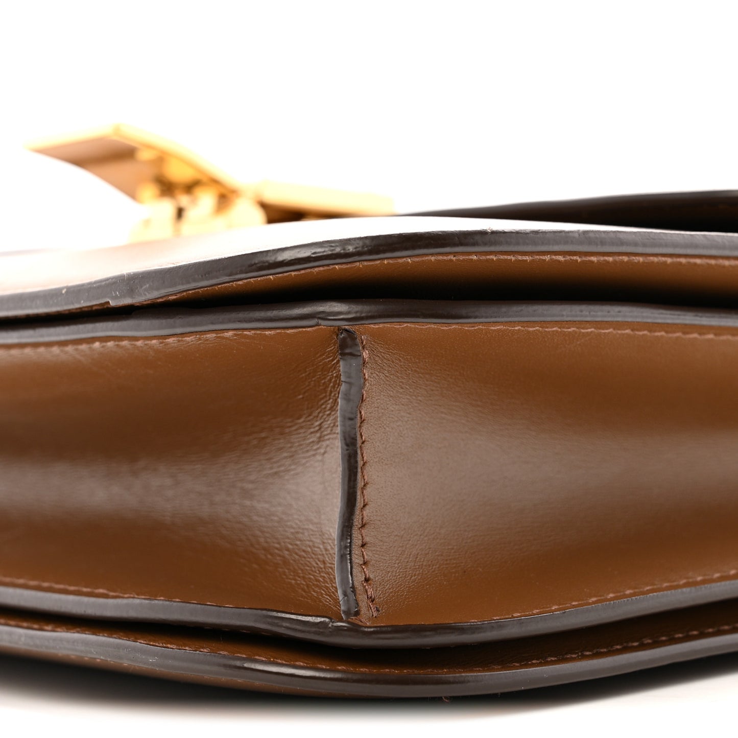 Box Calfskin Medium Classic Box Flap Bag Camel