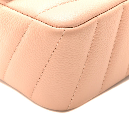 Chanel Caviar Chevron Quilted Small Single Flap Light Pink 9 of 10