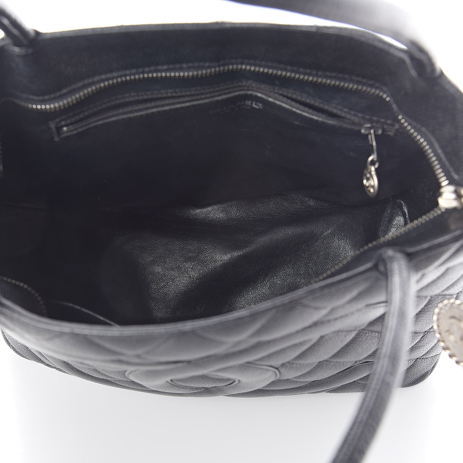 Chanel Caviar Quilted Medallion Tote Black 8 of 11