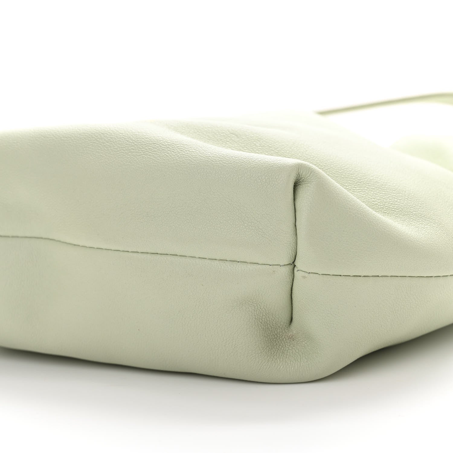 Loewe Mellow Nappa Donut Chain Mini Flamenco Knot Clutch Spring Jade 10 of 12