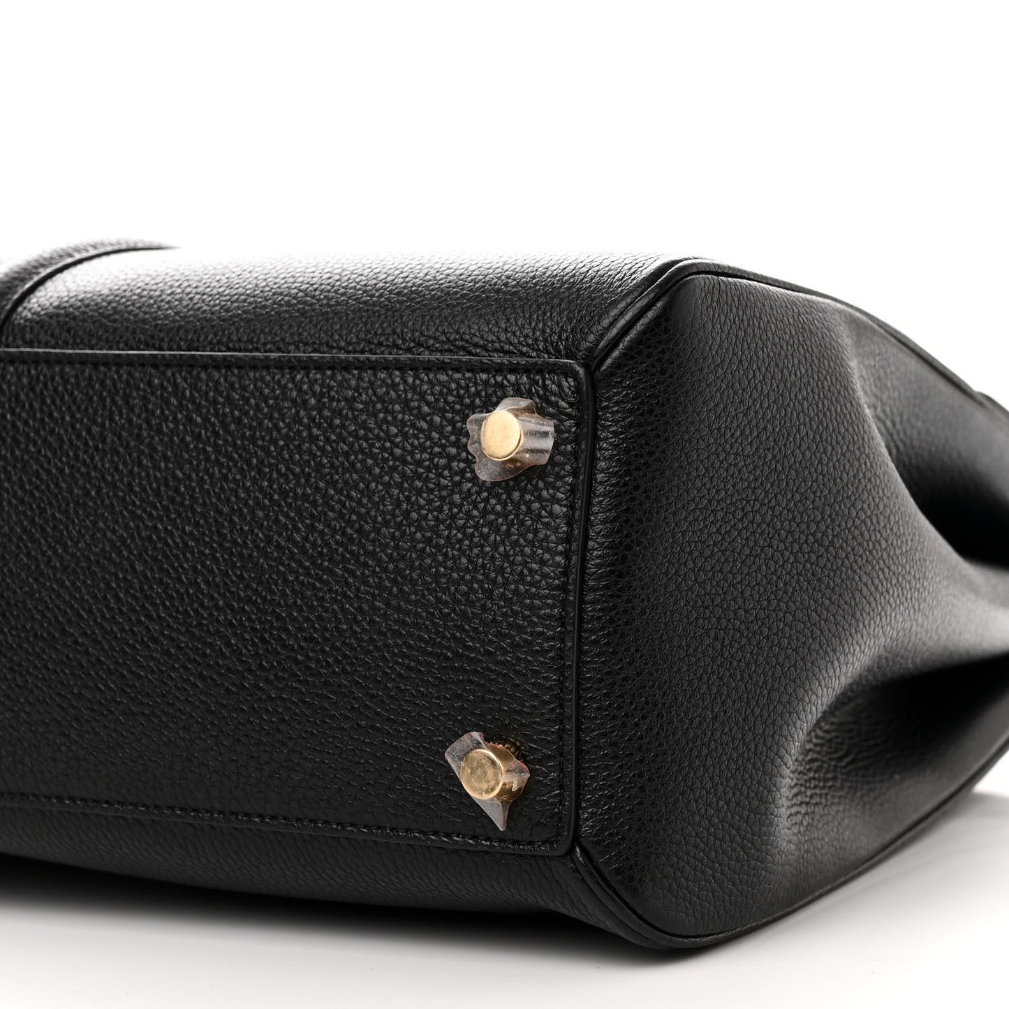 Grained Calfskin Classique 16 Top Handle Bag Black
