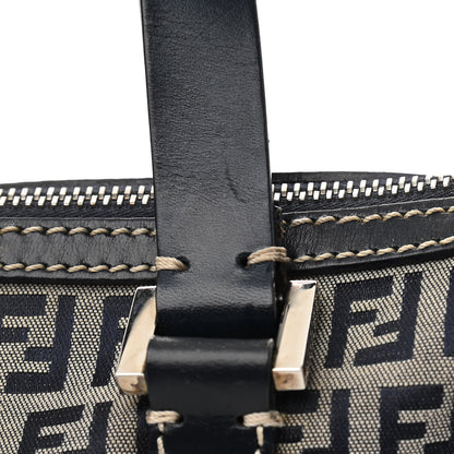 Fendi Zucca Boston Navy 10 of 13