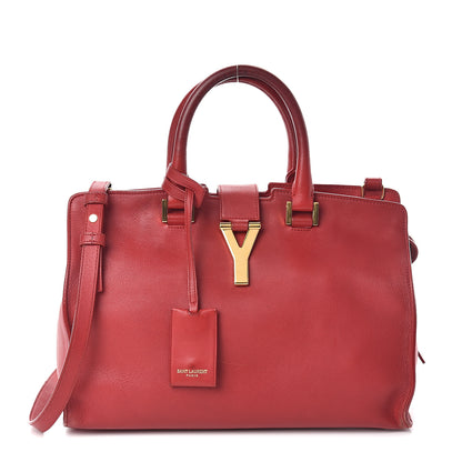 Saint Laurent Calfskin Small Classic Y Cabas Red 1 of 8