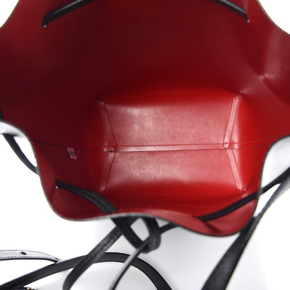 Mansur Gavriel Saffiano Bucket Bag Black Flamma 6 of 13
