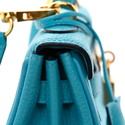 Hermes Togo Kelly Retourne 25 Bleu du Nord 11 of 14
