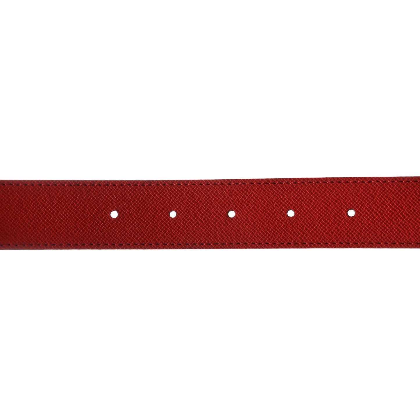 Calfskin Monogram LV Initiales Reversible Belt 80 32 Red