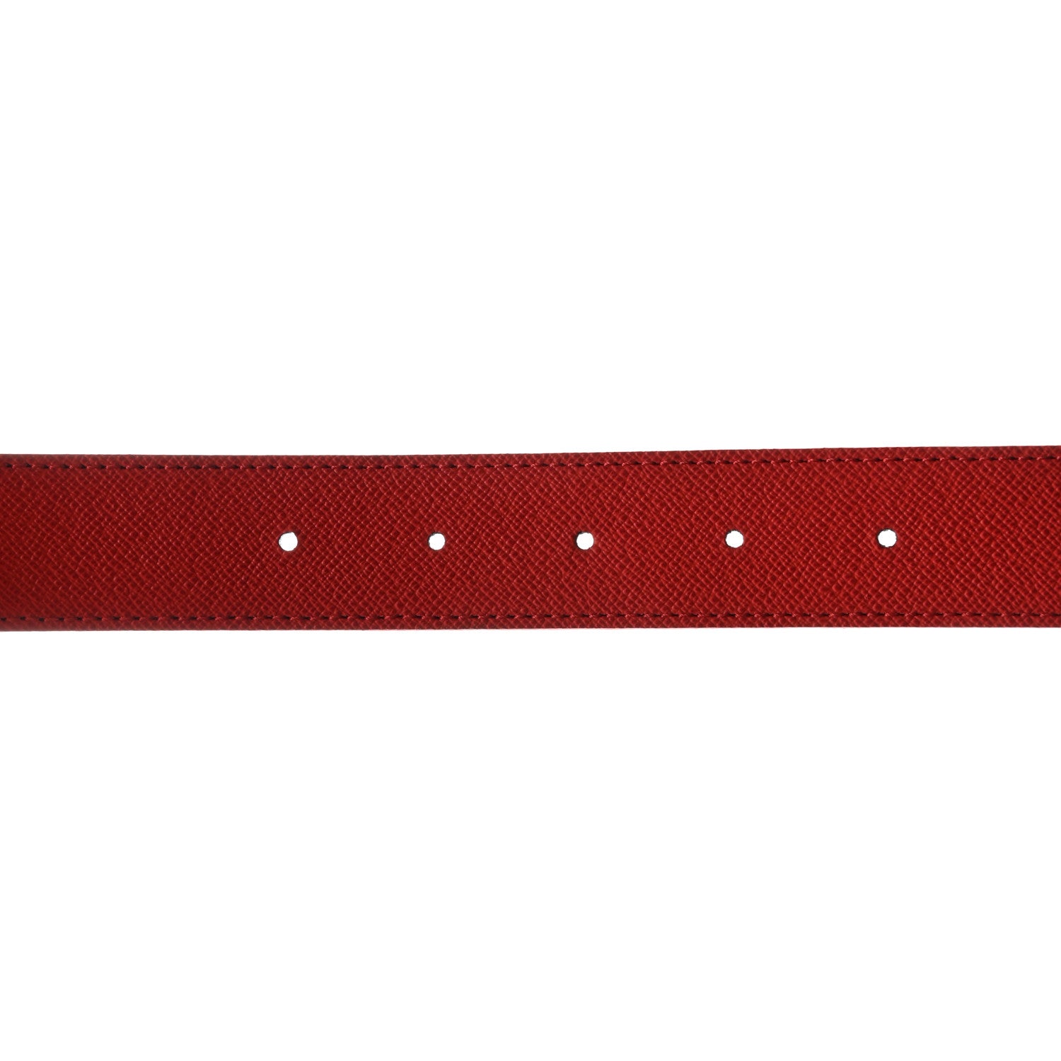 Louis Vuitton Calfskin Monogram LV Initiales Reversible Belt 80 32 Red 6 of 6