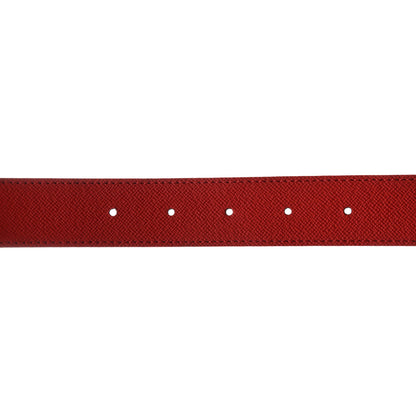Louis Vuitton Calfskin Monogram LV Initiales Reversible Belt 80 32 Red 6 of 6