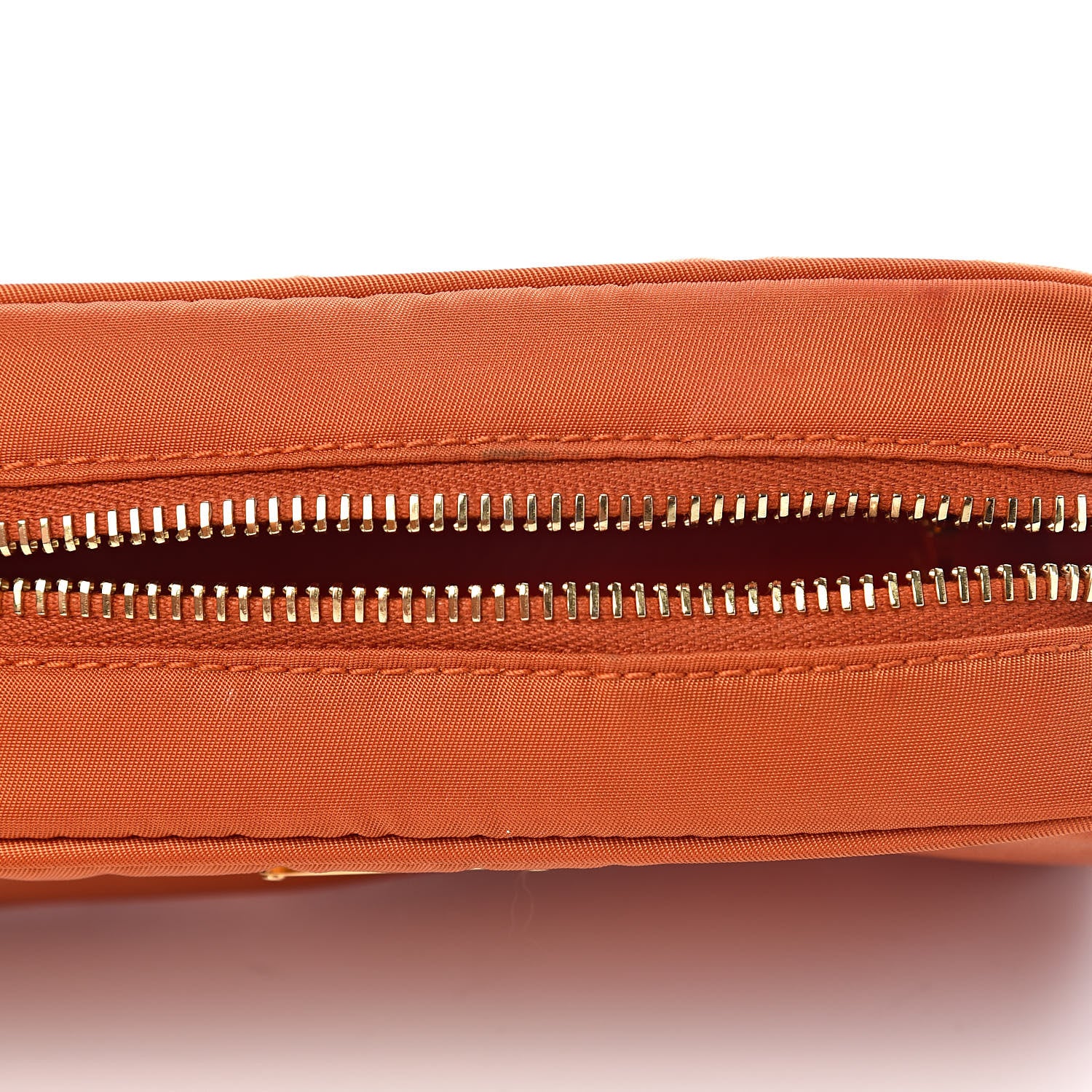 Prada Nylon Vela Wristlet Papaya 10 of 10