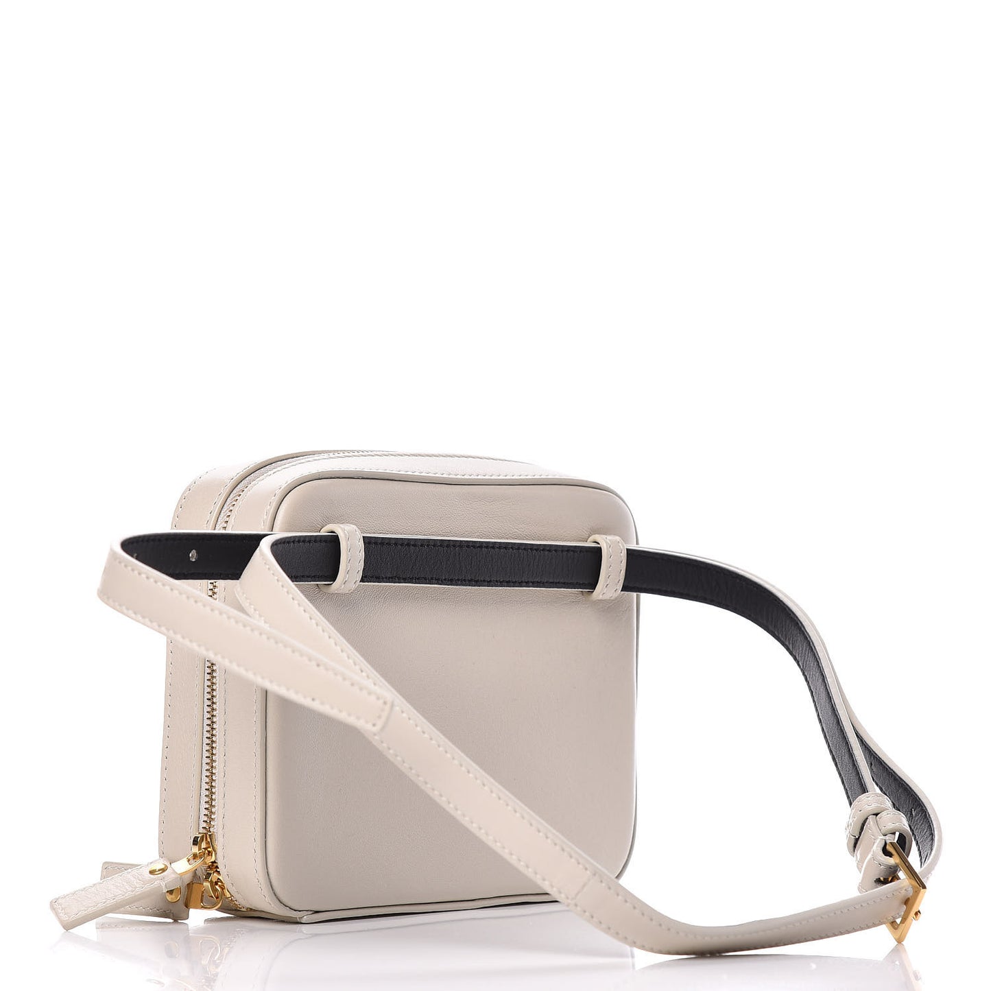 Lambskin Matelasse Vicky Monogram Belt Bag Crema Soft