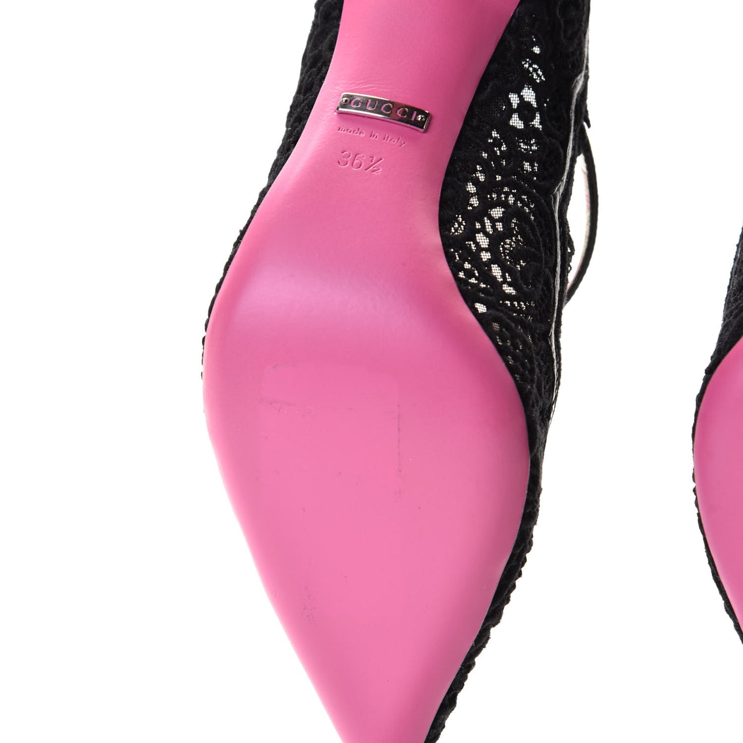 Lace Pizzo Venice Pumps 36.5 Black