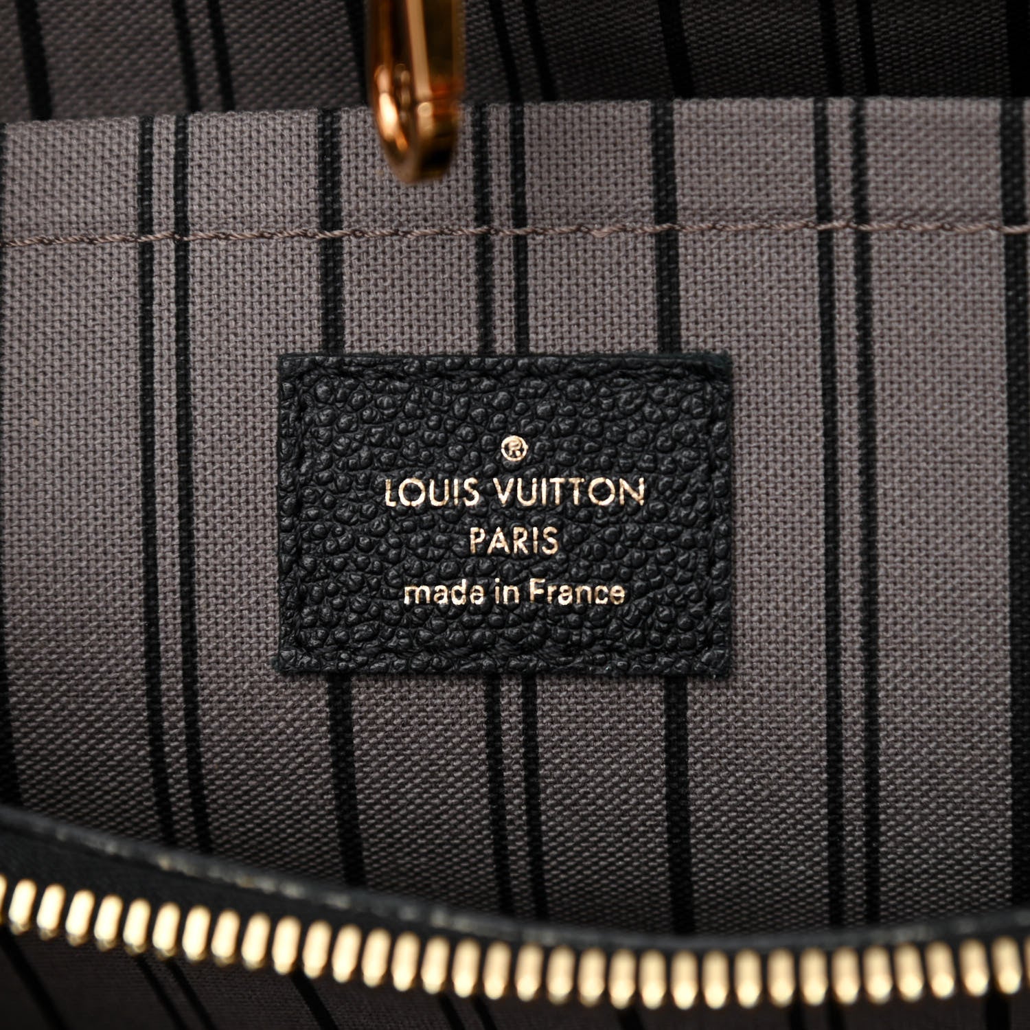 Louis Vuitton Empreinte Montaigne MM Black 6 of 10