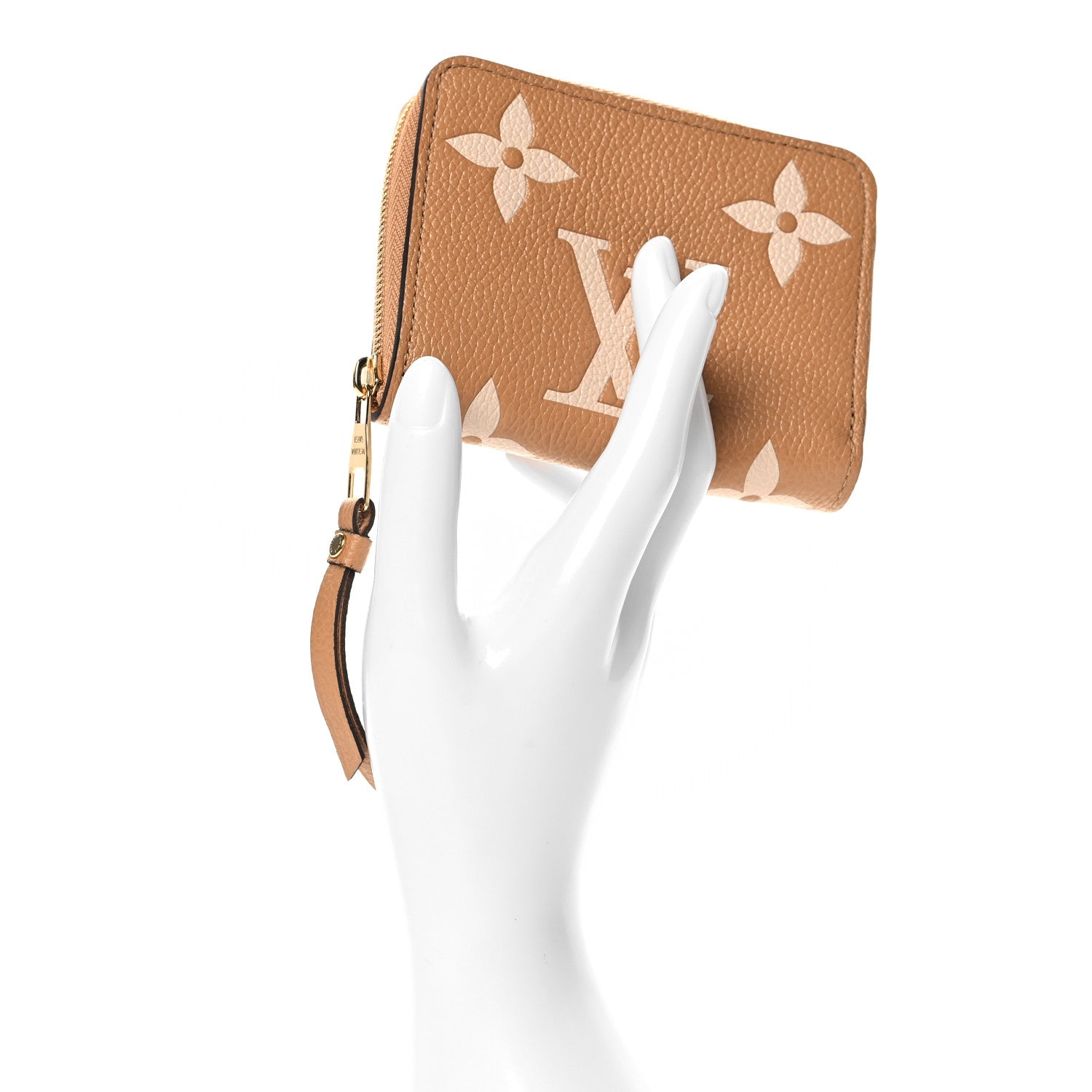 Louis Vuitton Empreinte Monogram Giant Zippy Coin Purse Arizona Creme 2 of 7