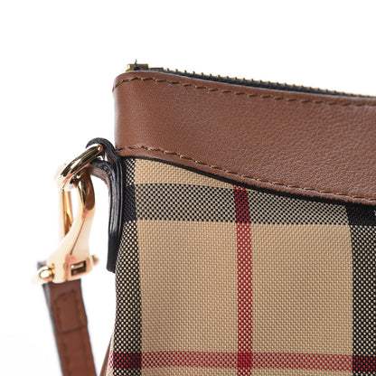 Burberry Horseferry Check Peyton Crossbody Clutch Bag Brown 12 of 15