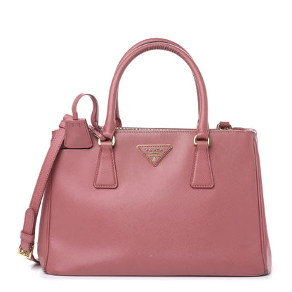 Prada Saffiano Small Galleria Double Zip Tote Petalo 1 of 19