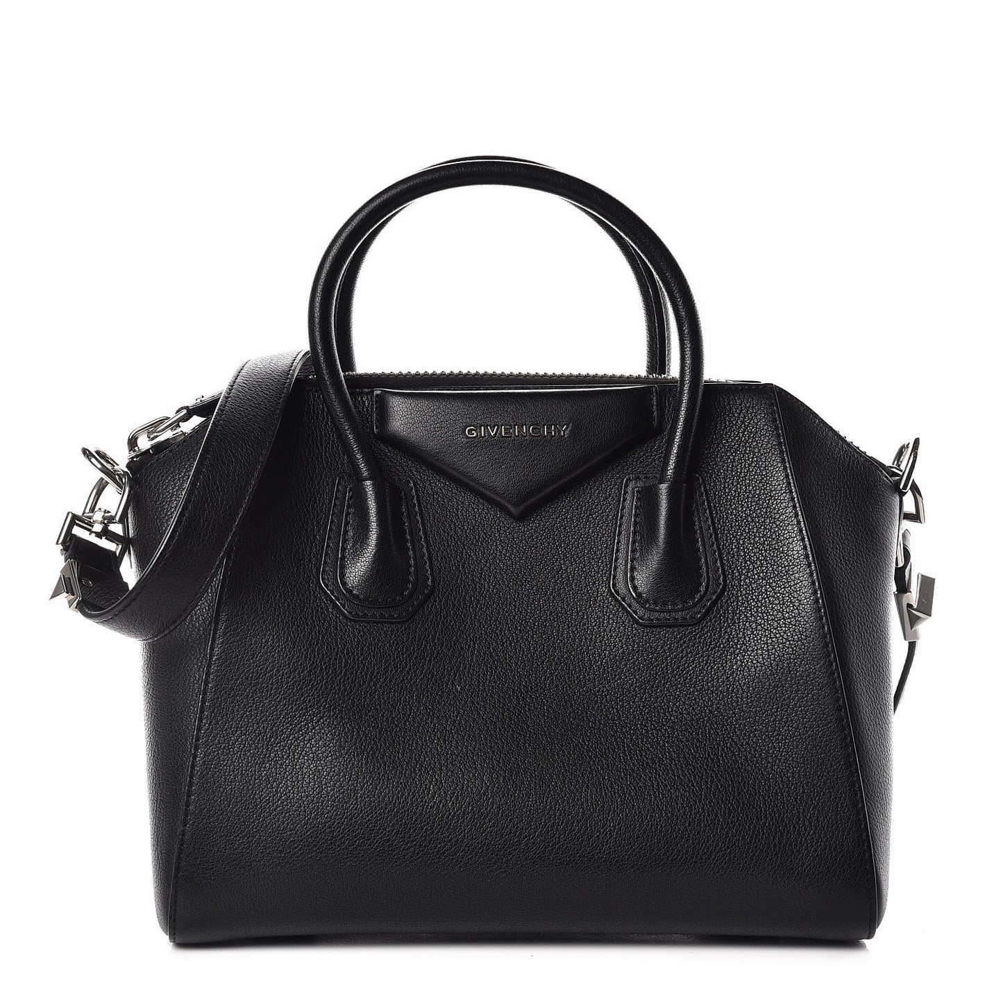 Sugar Goatskin Small Antigona Black