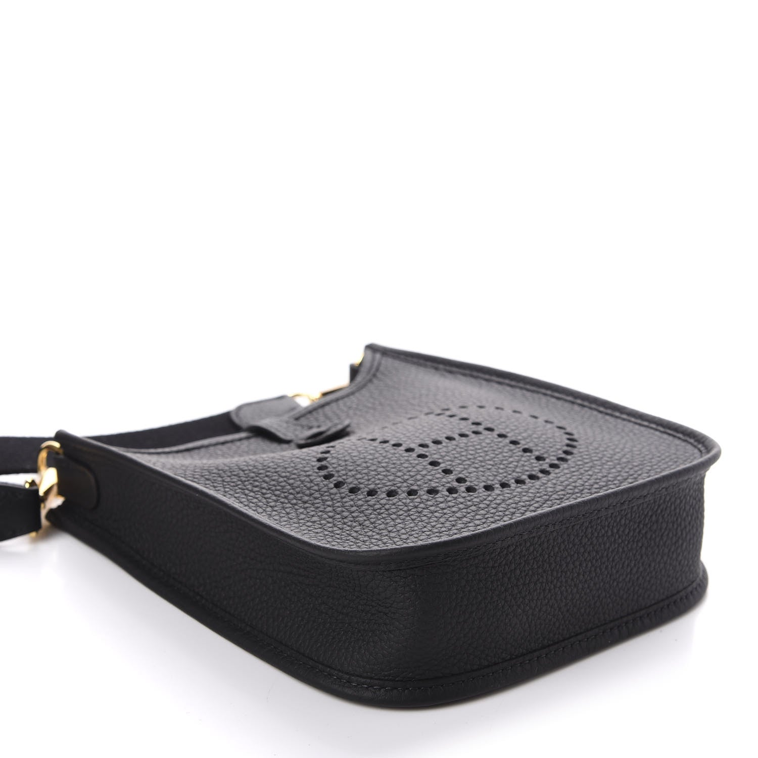 Hermes Taurillon Clemence Evelyne TPM Black 4 of 10