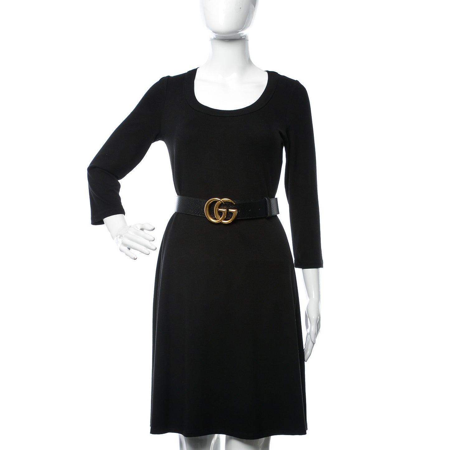 Textured Calfskin Double G 40mm Belt 95 38 Black