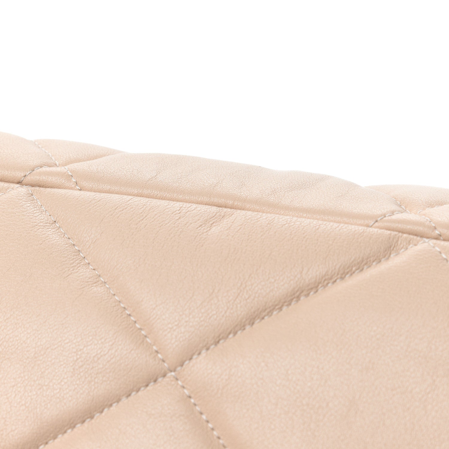 Chanel Lambskin Quilted Maxi Chanel 19 Flap Light Beige 9 of 13