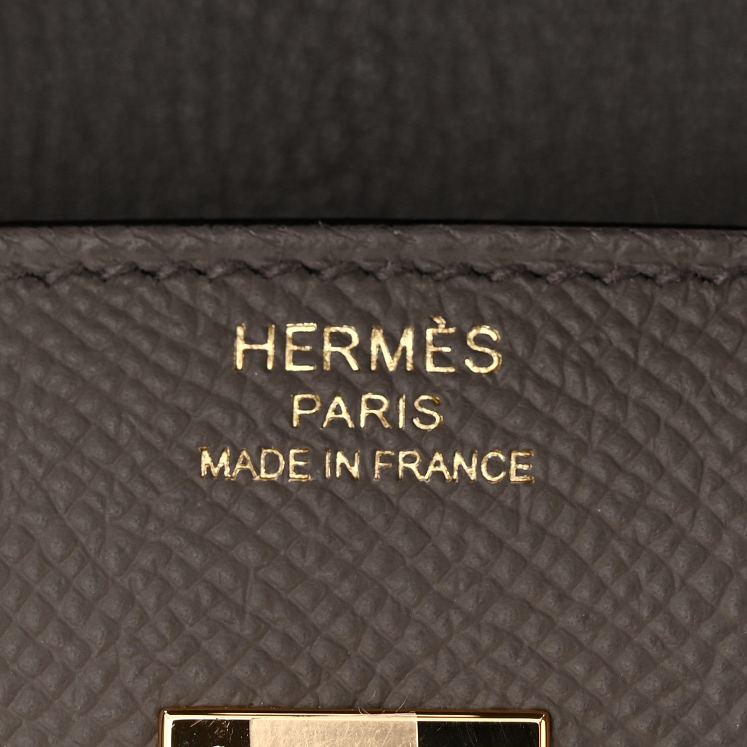 Hermes Epsom Birkin Sellier 25 Etain 6 of 11