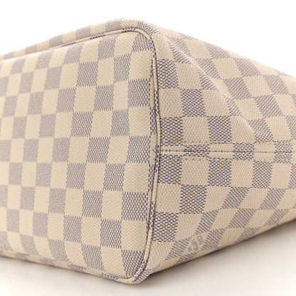 Louis Vuitton Damier Azur Neo Neverfull MM Rose Ballerine 10 of 13