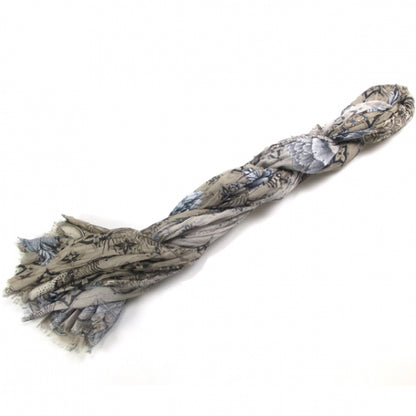 Louis Vuitton Cotton Etole Tattoo Scarf Kaki 1 of 5