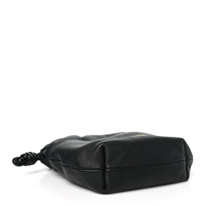 Loewe Nappa Calfskin Mini Flamenco Knot Clutch With Chain Black 4 of 10