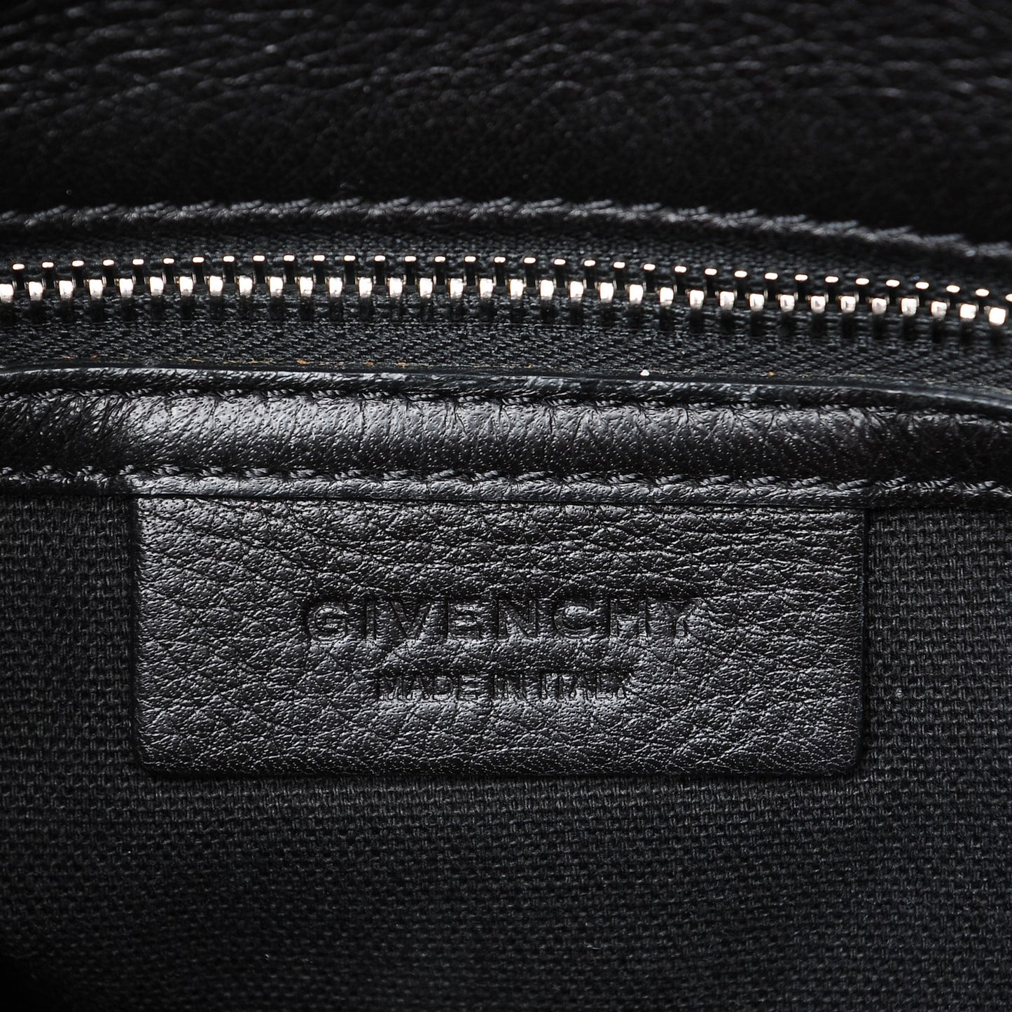 Waxy Grained Calfskin Mini Pandora Pure Flap Bag Black
