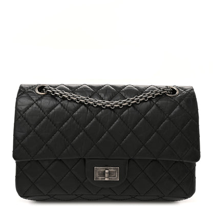 Chanel Aged Calfskin Quilted 2.55 Reissue 225 Flap Black 1 of 12