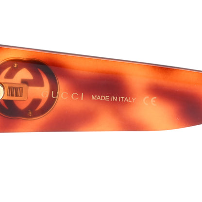 Gucci Acetate Square Frame Sunglasses GG0142SA Tortoise 5 of 6