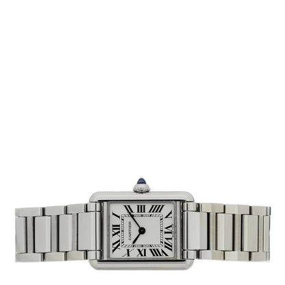 Cartier Stainless Steel 22mm Tank Must Quartz Watch 2 of 4