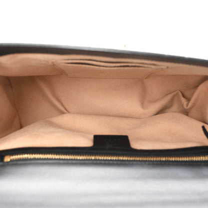 Gucci Guccissima Medium Padlock Shoulder Bag Black 5 of 10